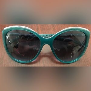 Tiffany & Co. Green Sunglasses and Case